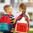 Two children preparing to enter preschool at an early learning center.